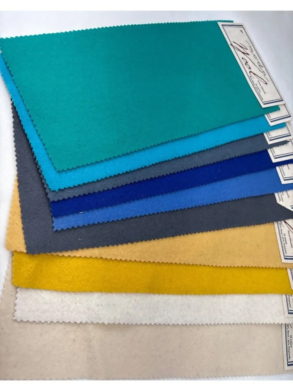 Moda Wool Fabric Swatches Wool Blend Quilting Rug Making